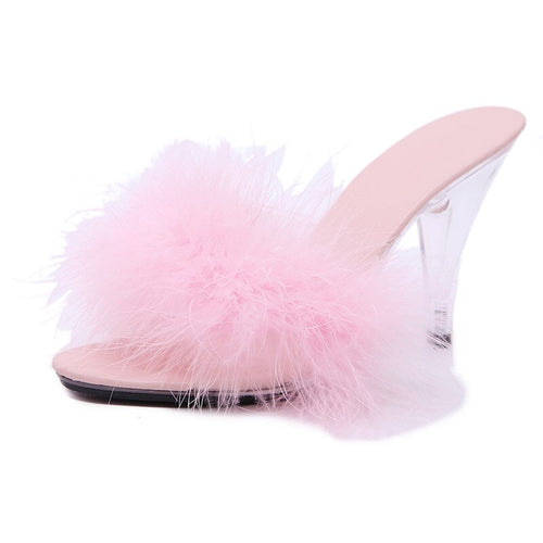 "Sissy Mimi" Fluffy Slippers - Sissy Lux