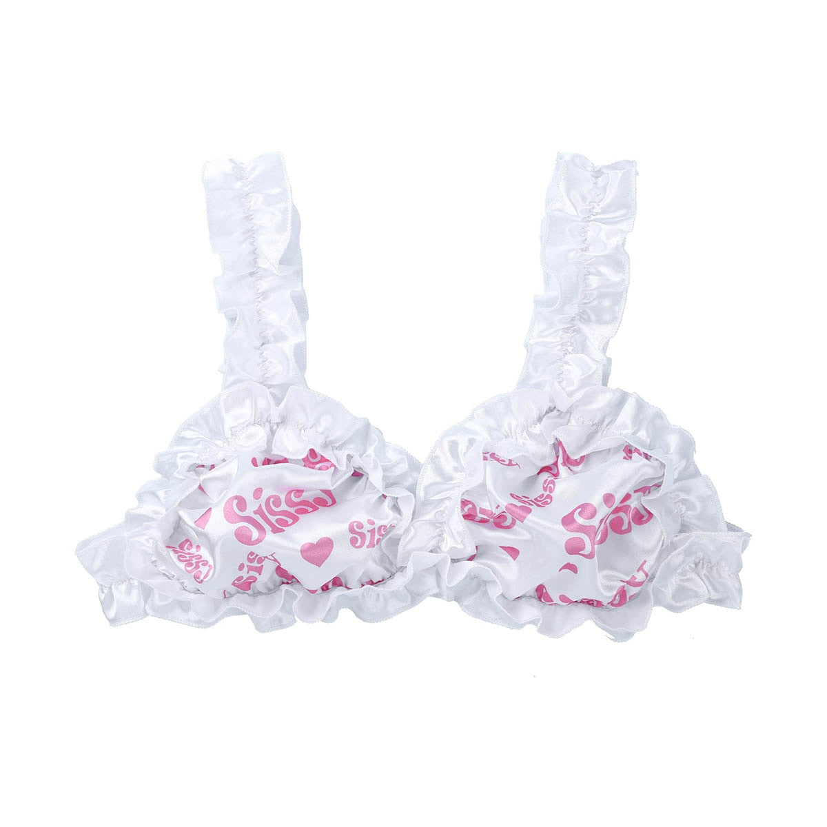 "Forever Sissy" Satin Bra - Sissy Lux