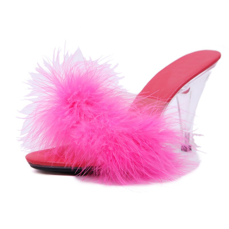 "Sissy Mimi" Fluffy Slippers - Sissy Lux