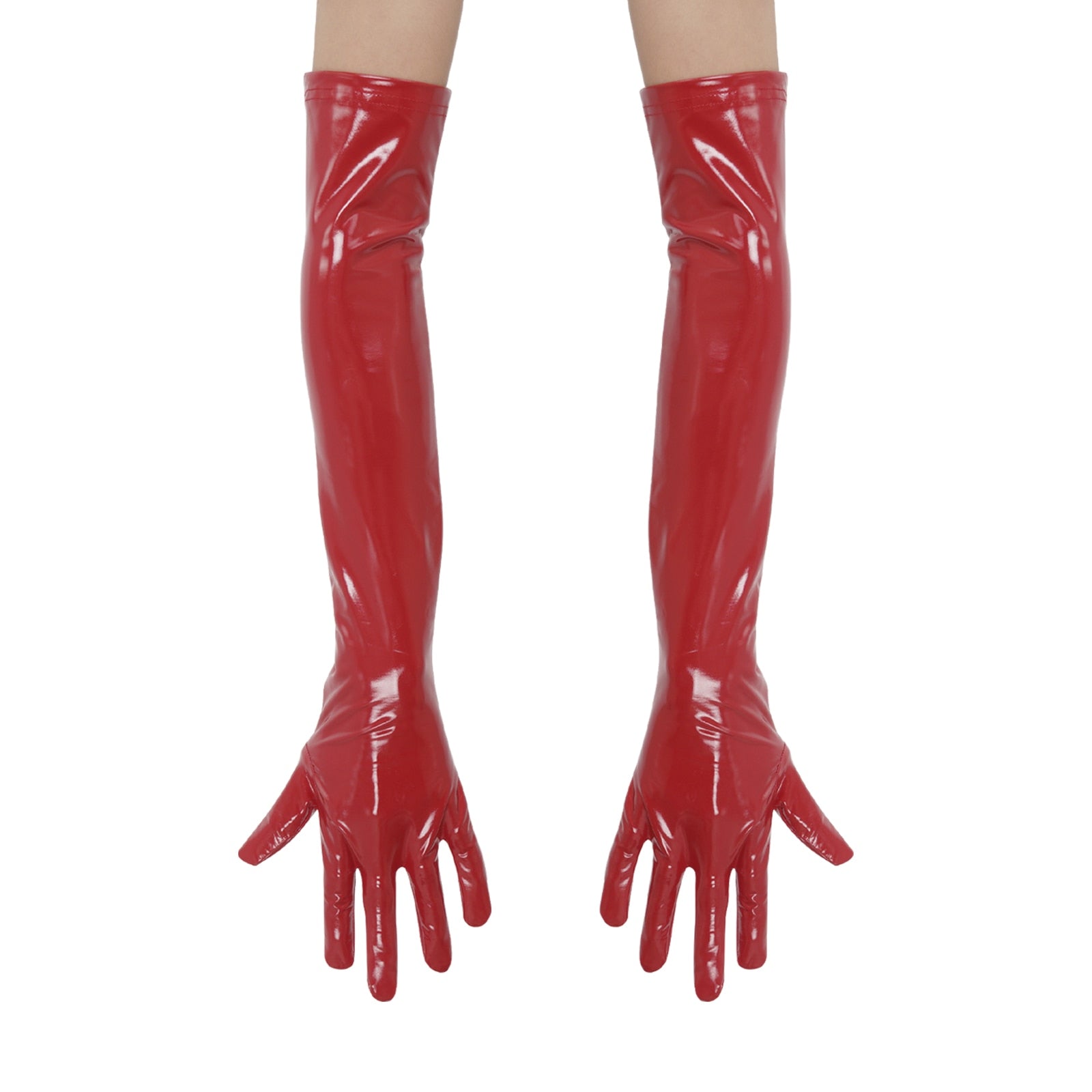 Long Leather Gloves - Sissy Lux