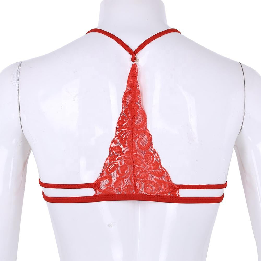 Lace Mesh See Through Sissy Bra - Sissy Lux