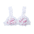 Ruffled Satin Sissy Bra - Sissy Lux