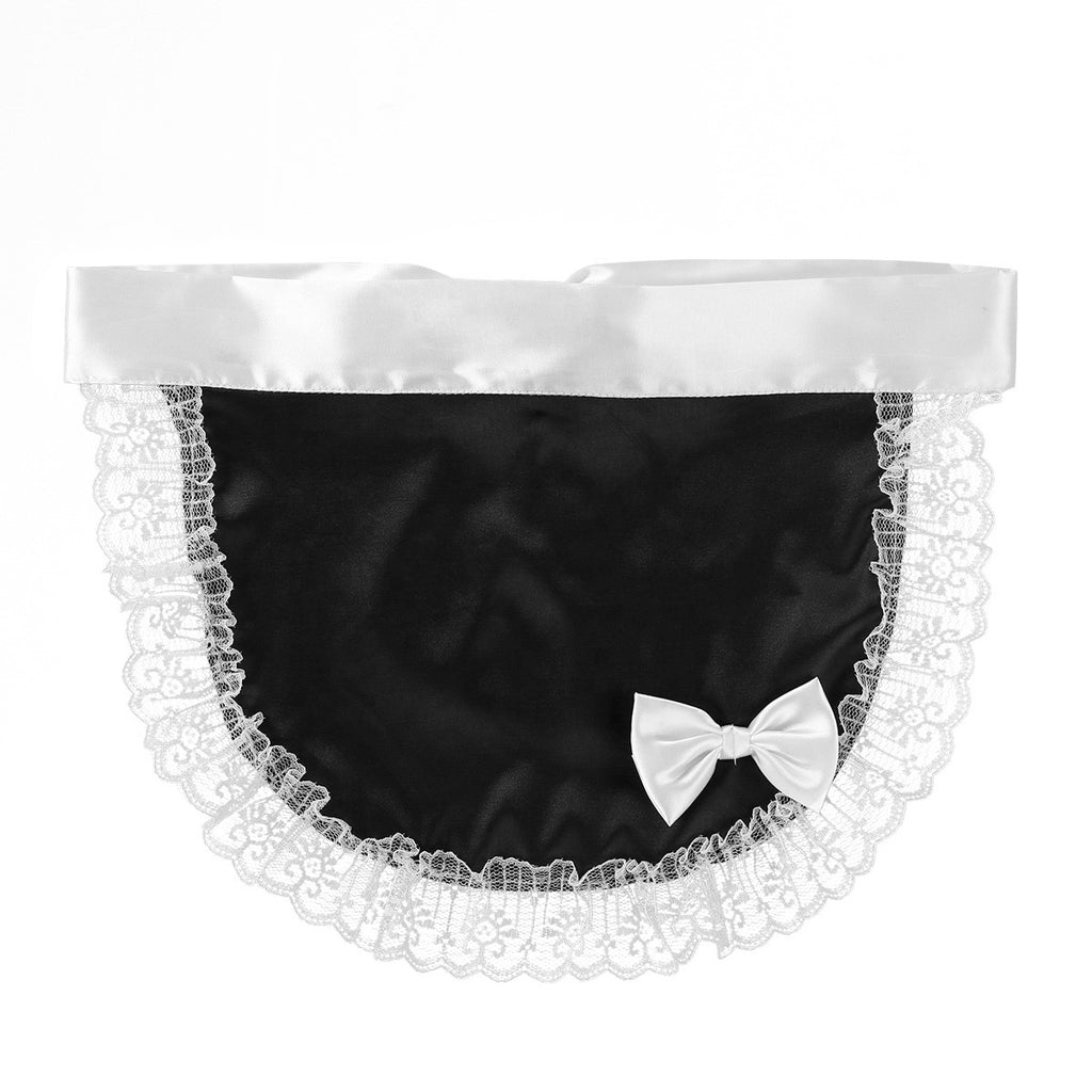 Sissy Maid Satin Dress with Apron - Sissy Lux