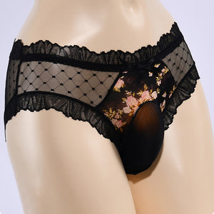 Transparent Ruffles Sissy Pouch Panties