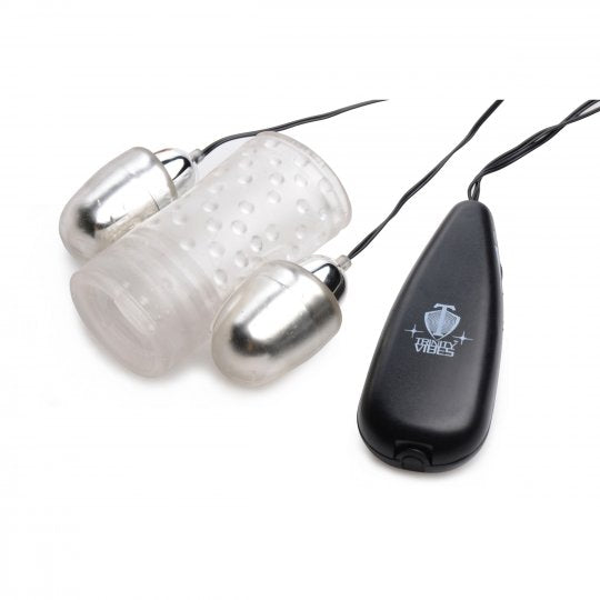 Sissy Dual Vibrating Penis Sheath