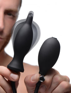 Sissy Silicone Inflatable Anal Plug