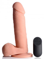 Load image into Gallery viewer, Vibrating Remote Control Silicone Dildo with Balls
