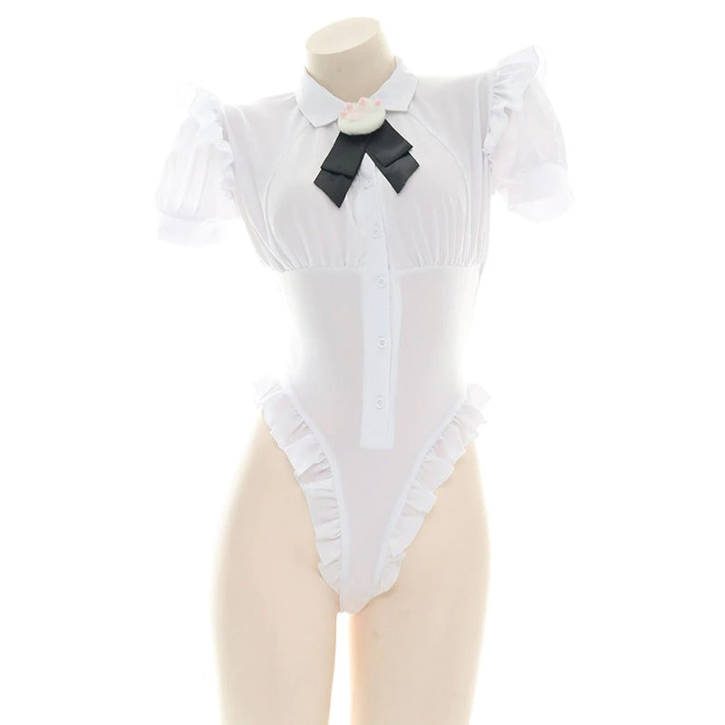 Sissy Maid Uniform Bodysuit - Sissy Lux