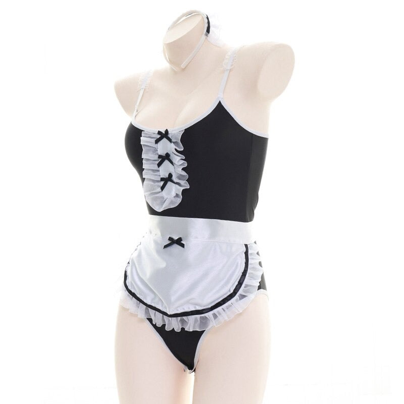 Sissy Carlos Coffee Maid Bodysuit - Sissy Lux