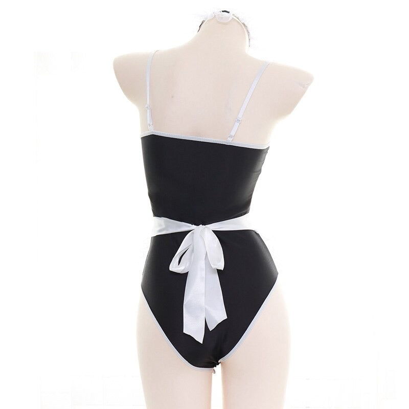 Sissy Carlos Coffee Maid Bodysuit - Sissy Lux