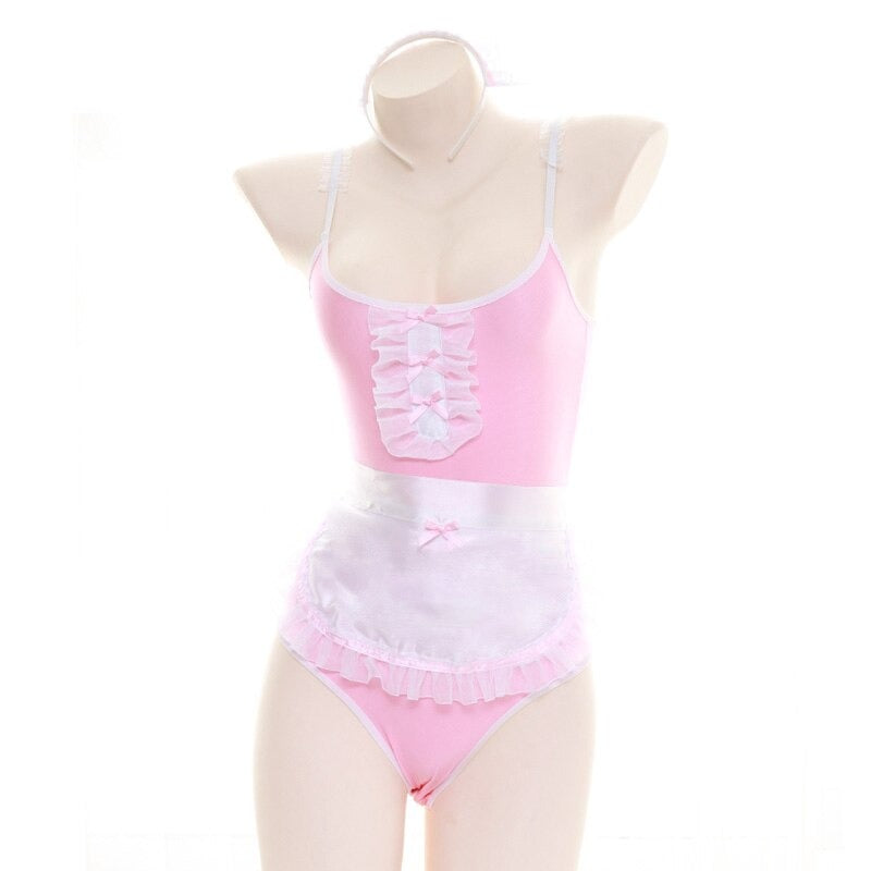 Sissy Carlos Coffee Maid Bodysuit - Sissy Lux