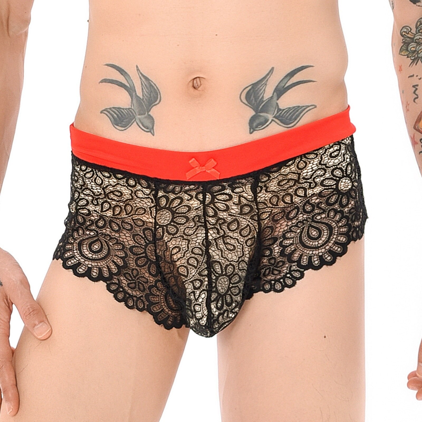 Cute Feminizing Lace Boxers