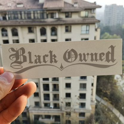"Black Owned" Temporary Tattoo - Sissy Lux