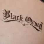 Load image into Gallery viewer, &quot;Black Owned&quot; Temporary Tattoo - Sissy Lux
