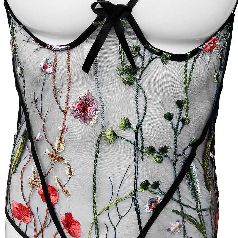 Sissy Leo Crotchless Bodysuit - Sissy Lux