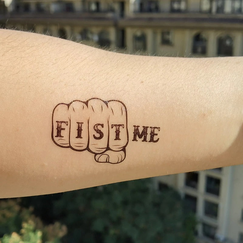 "Fist Me" Temporary Tattoo - Sissy Lux