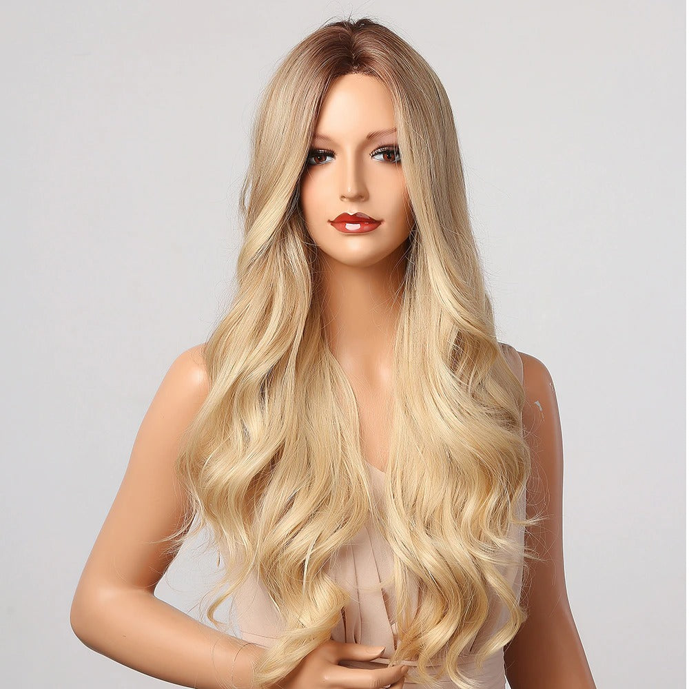 Long Wavy Blonde Wig - Sissy Lux
