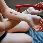 Load image into Gallery viewer, &quot;Hurt Me&quot; Temporary Tattoo - Sissy Lux
