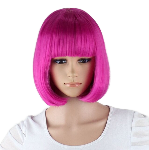 Cute Short Sissy Wig with Bangs - Sissy Lux