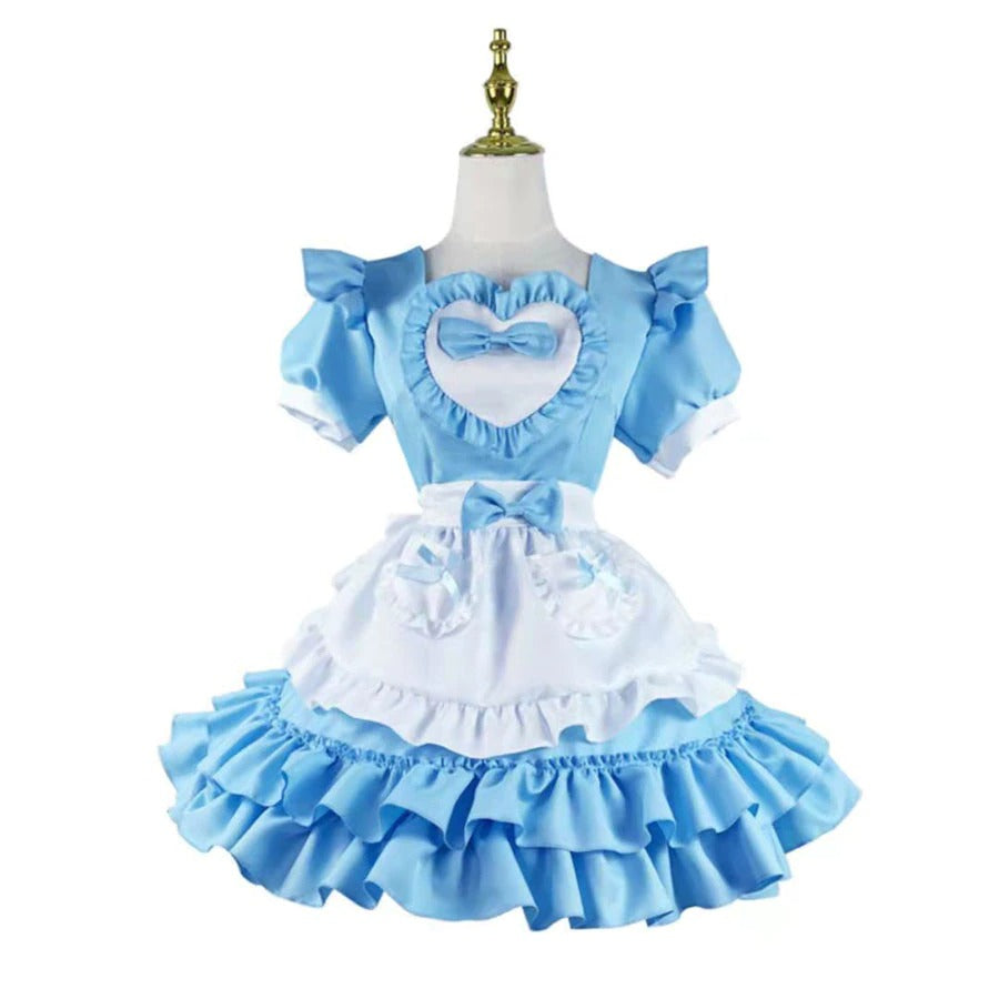 Sissy Lola Ruffle Mid Dress - Sissy Lux
