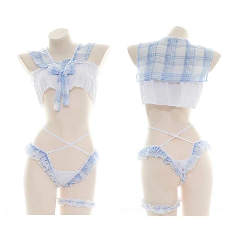 Sissy Olga Plaid Bikini - Sissy Lux