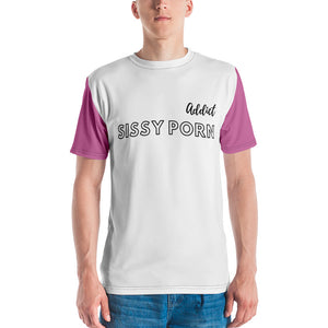 Sissy Porn Addict Men's T-shirt - Sissy Lux