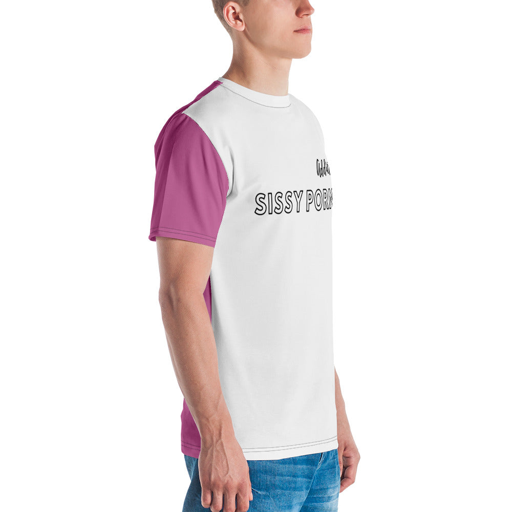 Sissy Porn Addict Men's T-shirt - Sissy Lux