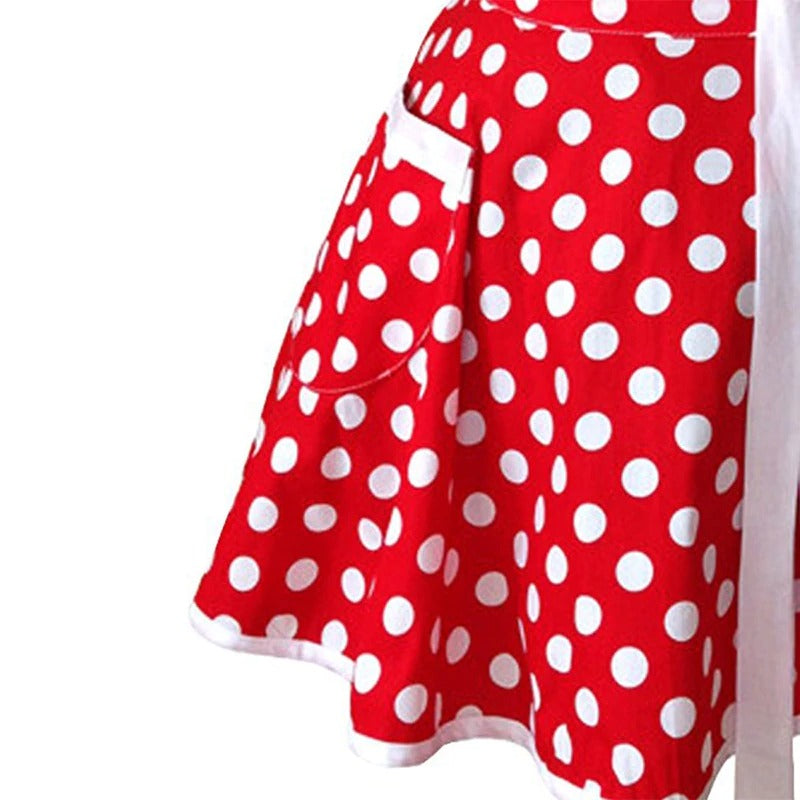 Polka Dot Sissy Maid Apron - Sissy Lux