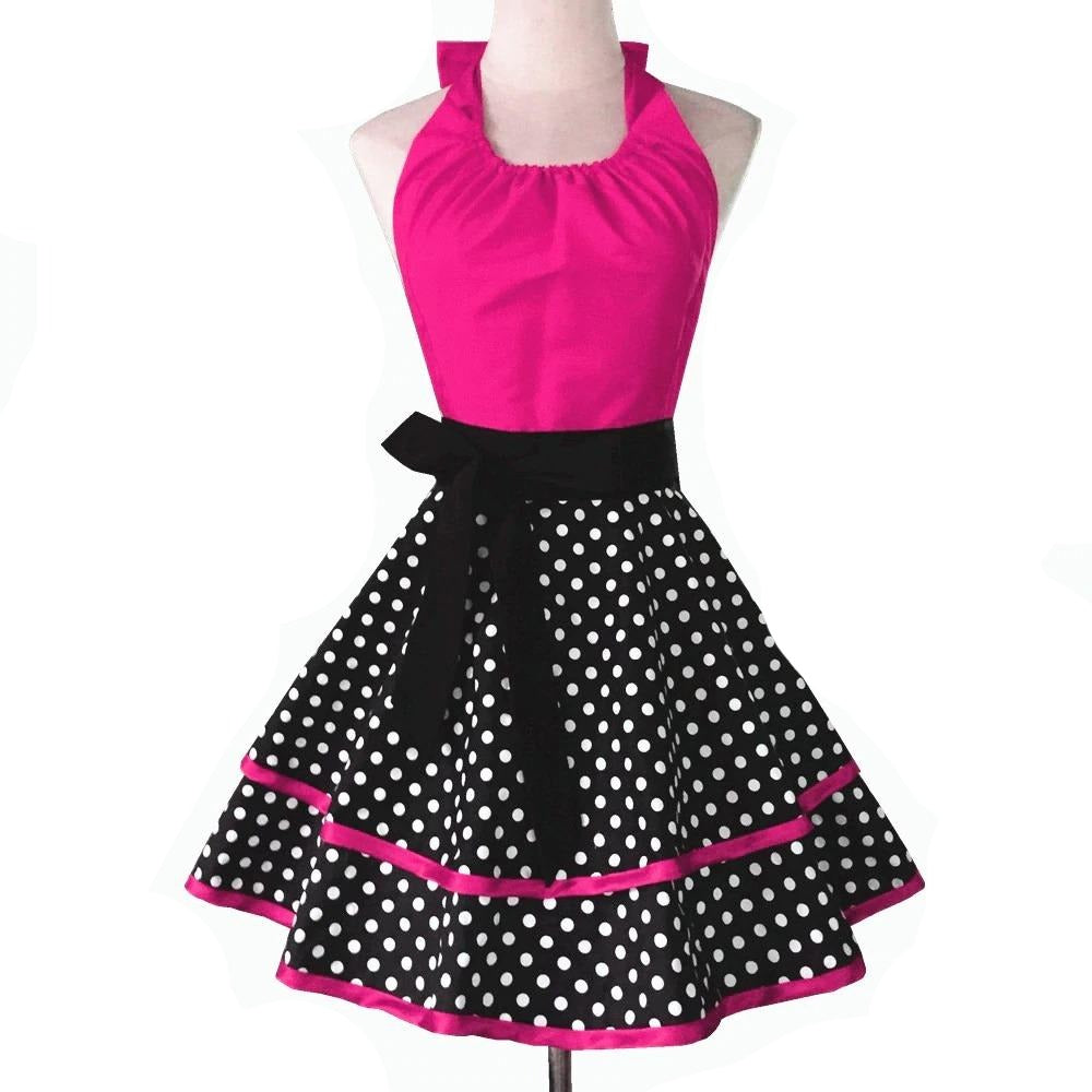 Polka Dot Sissy Maid Apron - Sissy Lux