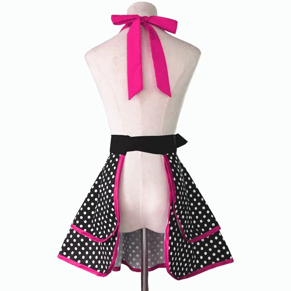 Polka Dot Sissy Maid Apron - Sissy Lux