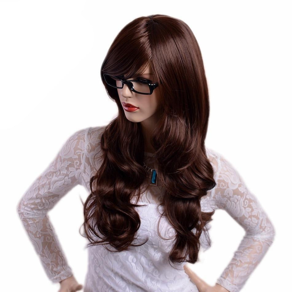 Long Wavy Wig with Bangs - Sissy Lux