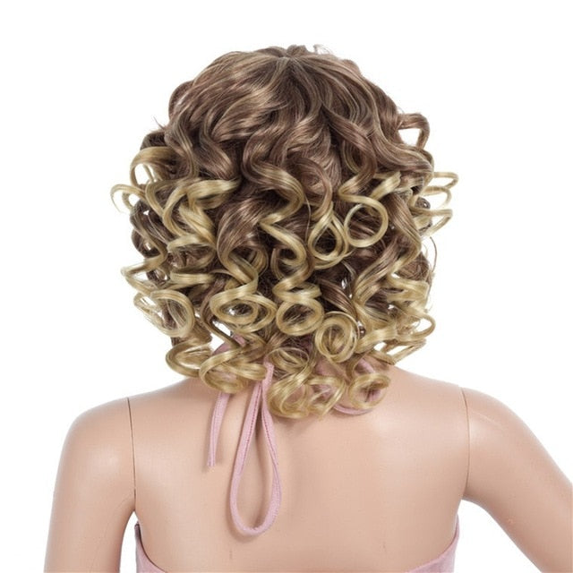 Short Curly Wig - Sissy Lux