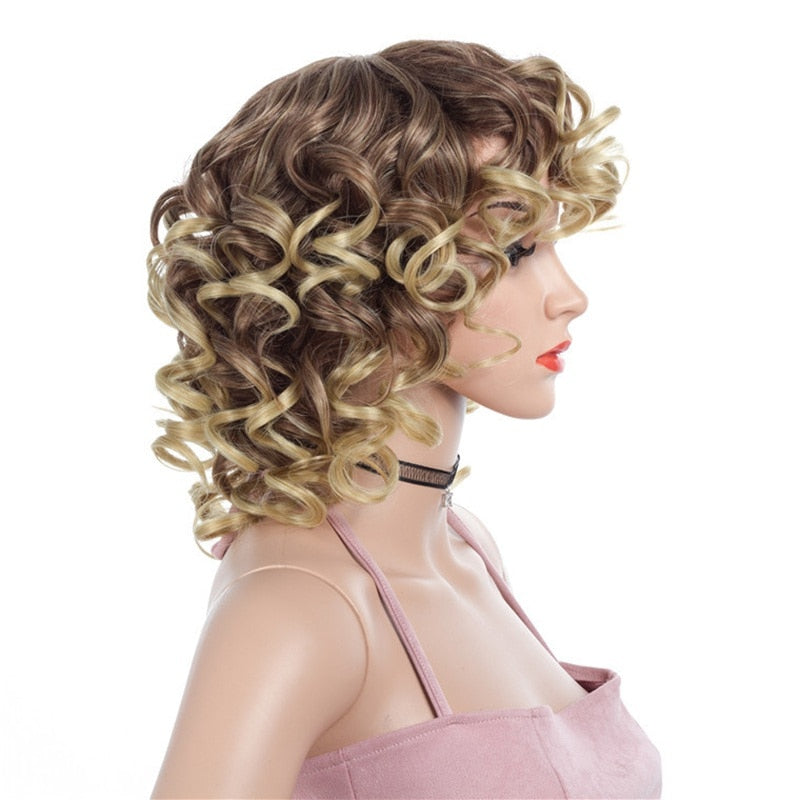 Short Curly Wig - Sissy Lux
