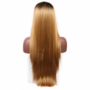 Long Two Tones Straight Ombre Wig - Sissy Lux