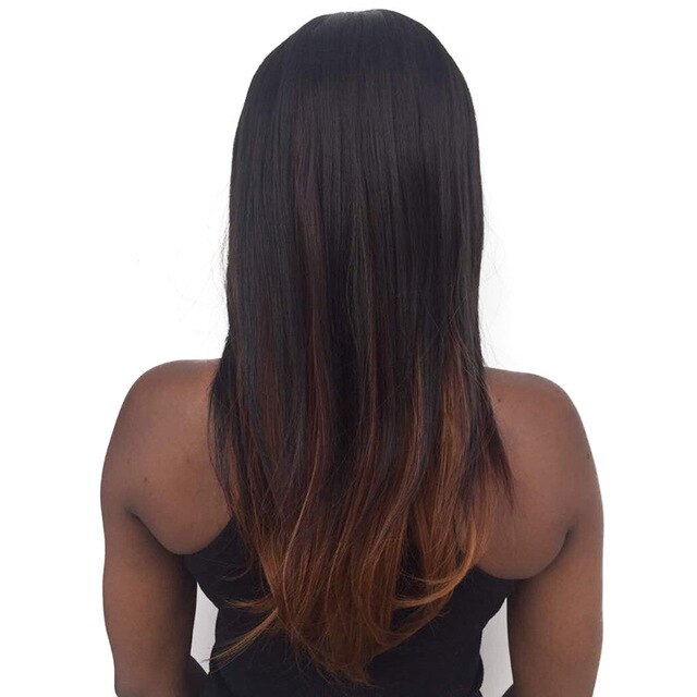 Long Straight Wig with Highlight - Sissy Lux