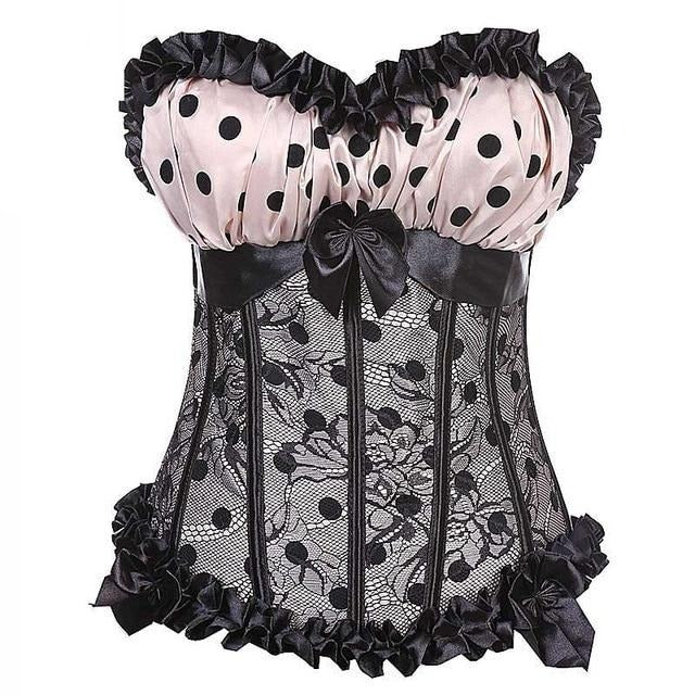 Sissy Corset - Dots & Ruffles - Sissy Lux