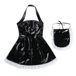 Load image into Gallery viewer, &quot;Sissy Alina&quot; Leather Maid Dress - Sissy Lux

