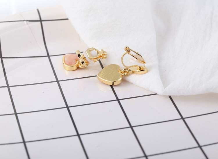 "Sissy Love" Heart Clip On Earrings - Sissy Lux