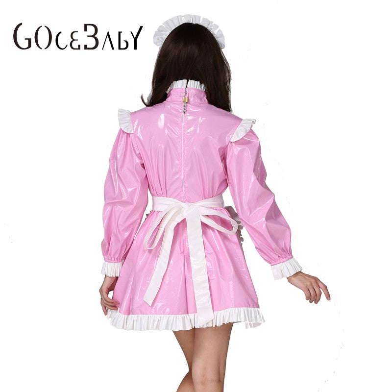 Lovely Sissy Maid Heart Dress - Sissy Lux