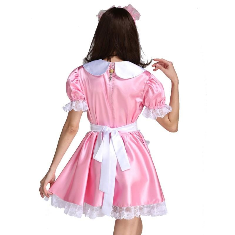 Lockable Sissy Maid Dress - Sissy Lux