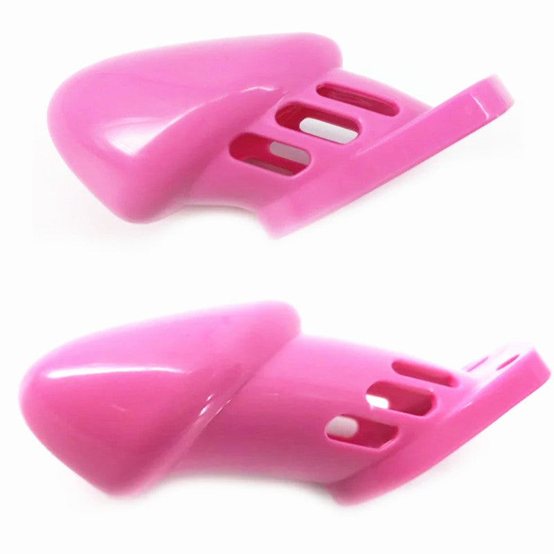 Bimbo Sissy Pink Chastity Cage - Sissy Lux