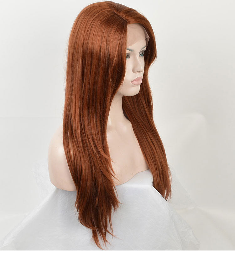 Long Straight Wig with Bangs - Sissy Lux