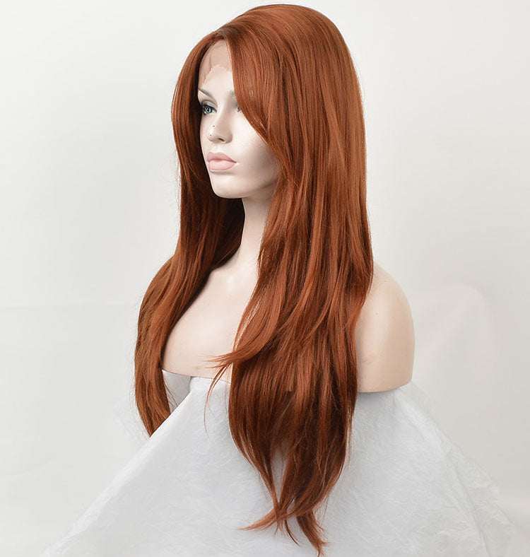 Long Straight Wig with Bangs - Sissy Lux