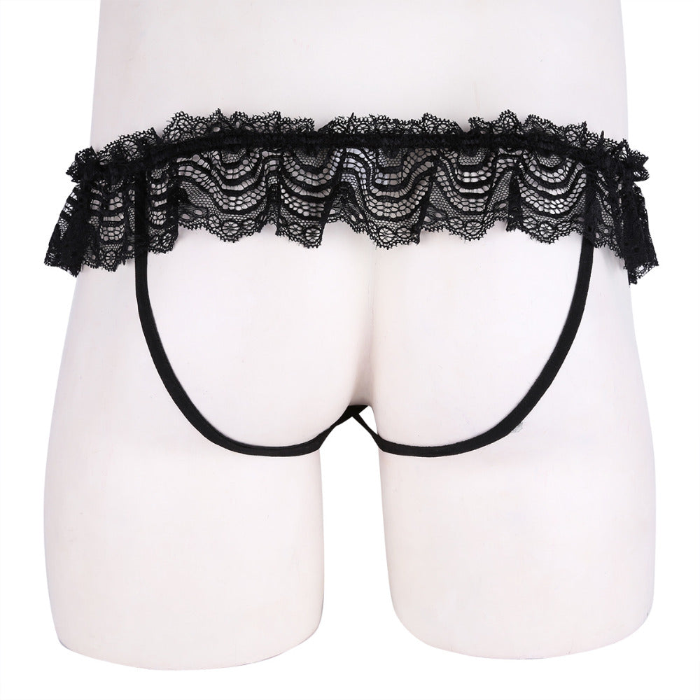 Mesh & Bow Sissy Panties - Sissy Lux