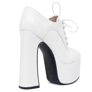 Chunky Block Heel Platform Shoes - Sissy Lux