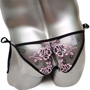Fine Lady Sissy Lace Thong - Sissy Lux