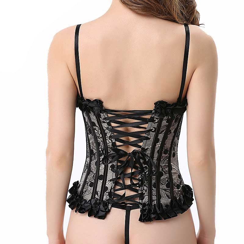 Sissy Corset - Dots & Ruffles - Sissy Lux