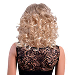 Load image into Gallery viewer, Medium Ombre Curly Wig with Bangs - Sissy Lux
