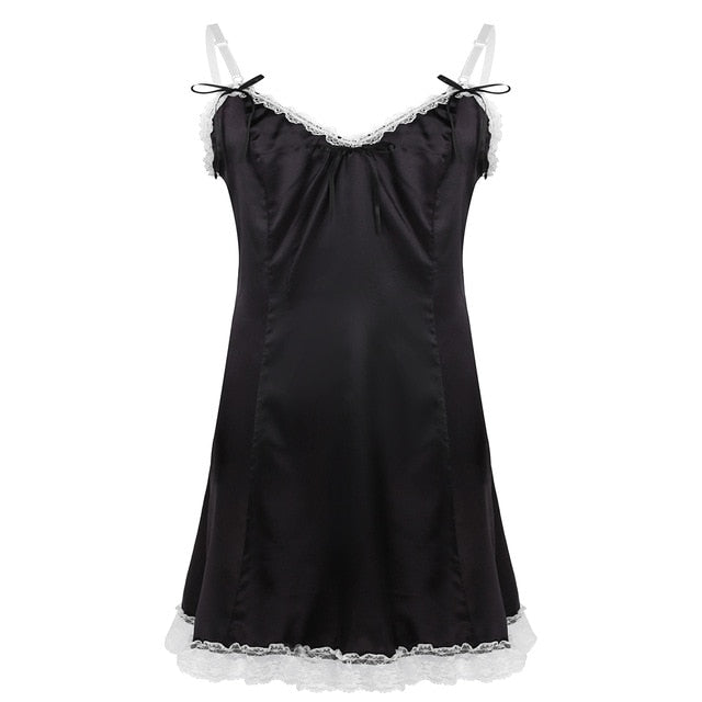 "Sissy Marilyn" Satin Dress - Sissy Lux