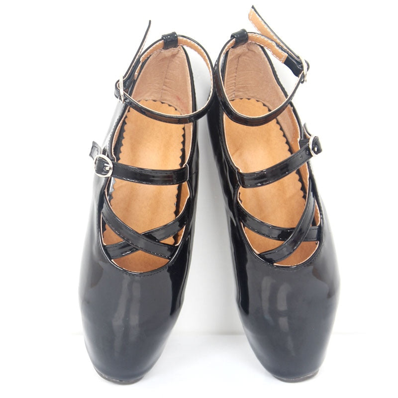 7" Spike Heel Ballet Pumps - Sissy Lux